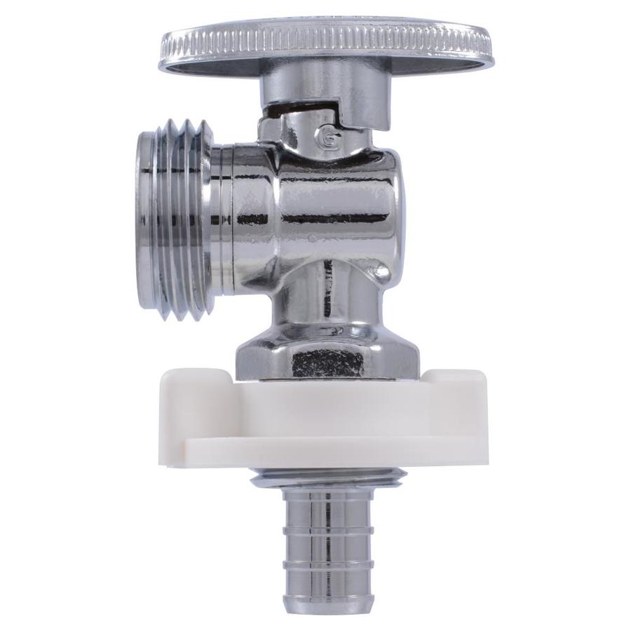 SharkBite Brass 1/2in PEX Barb x 3/4in Hose Thread Quarter Turn