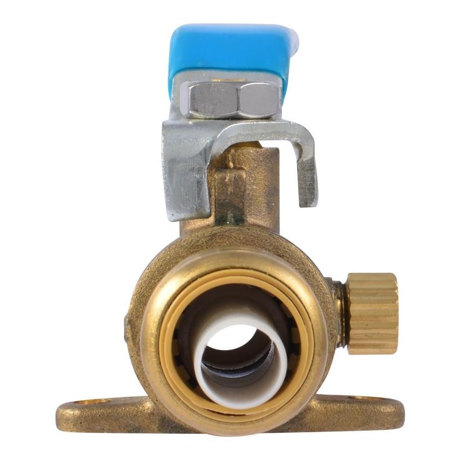 SharkBite Brass 1/2-in Push-to-Connect Ball Valve in the Ball Valves ...