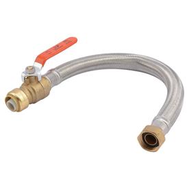 Liance Supply Lines Drain Hoses At Lowes Sharkbite 3 4 In X Dia Water Heater Hose