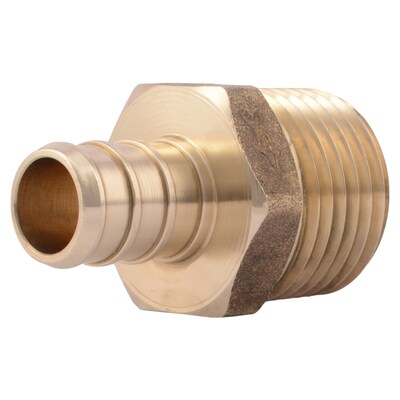 Sharkbite 1 2 In Dia Brass Pex Male Adapter Crimp Fitting At Lowes Com