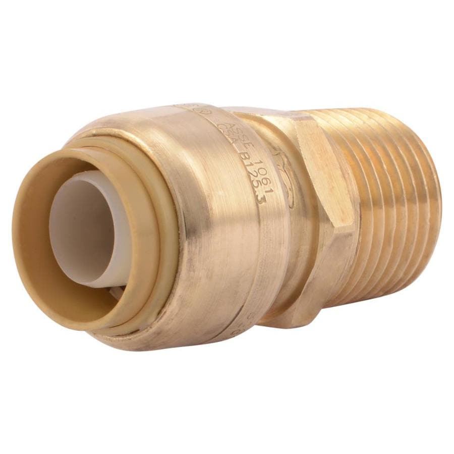 Push To Connect Fittings >> Sharkbite 1 2 In Push To Connect X 1 2 In Mnpt Dia Male Adapter Push Push To Connect Fittings >> Sharkbite 1 2 In Push To Connect X 1 2 In Mnpt Dia Male Adapter Push