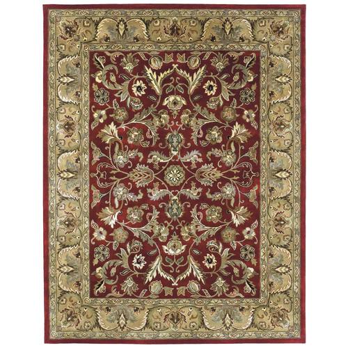 Kaleen Mystic Red Round Indoor Handcrafted Oriental Area Rug - 9 X Round Area Rugs Kaleen Mystic Red Round Indoor Handcrafted Oriental Area Rug - 9 X Round Area Rugs