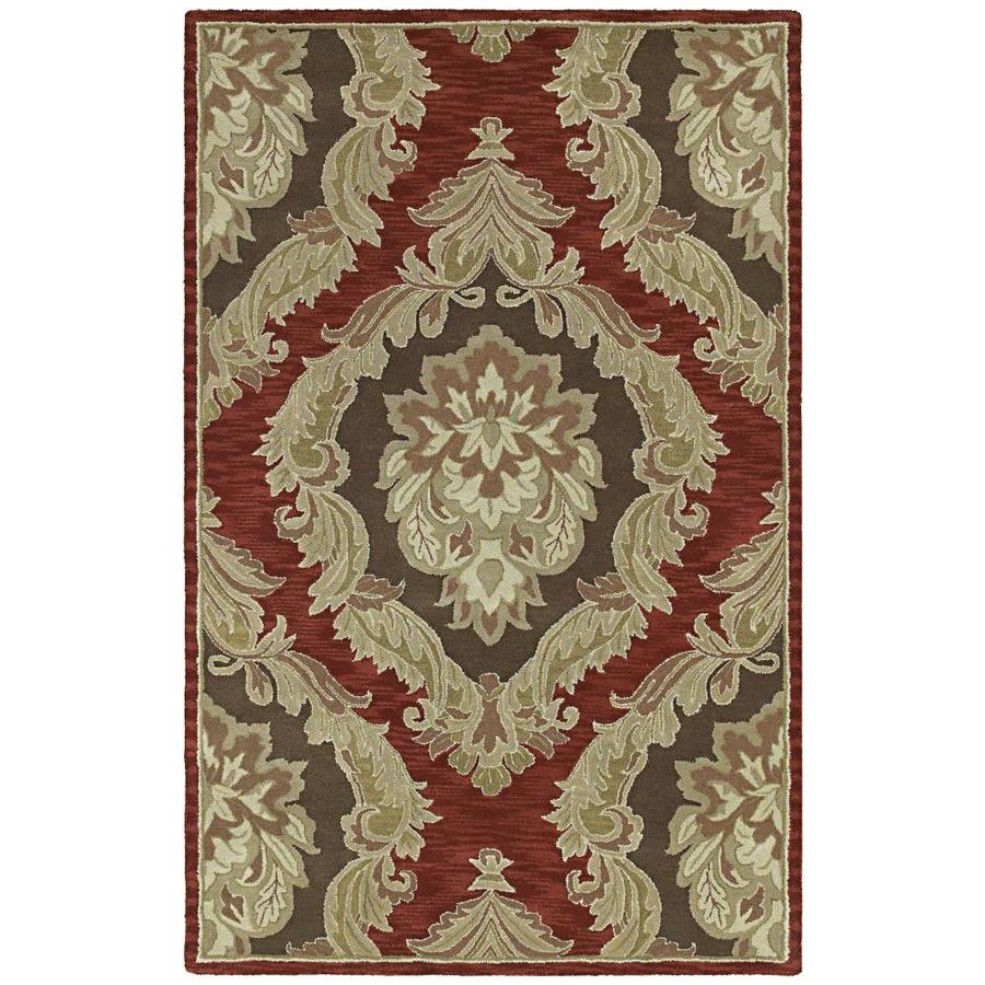 Kaleen Khazana Salsa Rectangular Indoor Handcrafted Area Rug