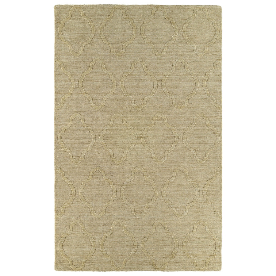 Kaleen Imprints Modern Yellow Rectangular Indoor Handcrafted Moroccan Area Rug (Common: 4 x 6; Actual: 3.5-ft W x 5.5-ft L)