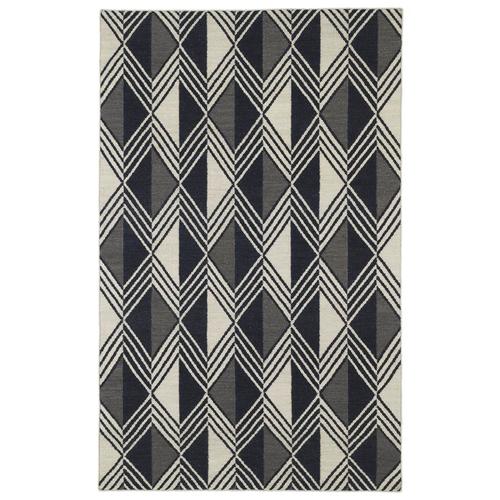 Kaleen Nomad Black Square Indoor Handcrafted Southwestern Area Rug