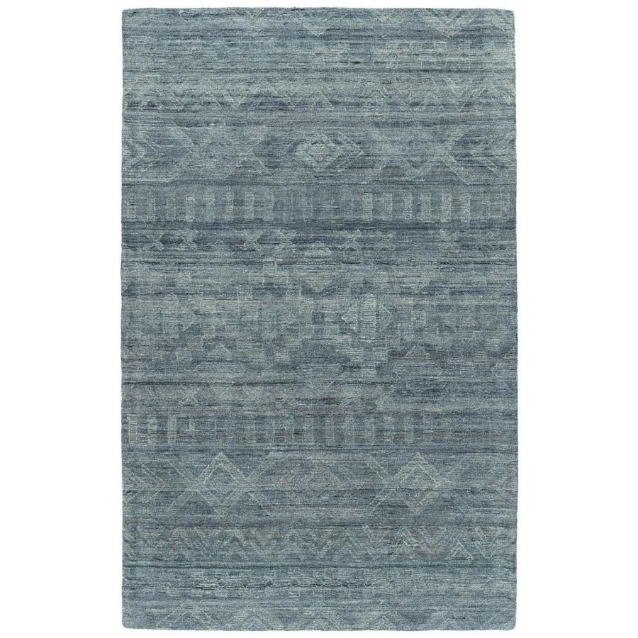 Kaleen Palladian Blue Rectangular Indoor Handcrafted Area