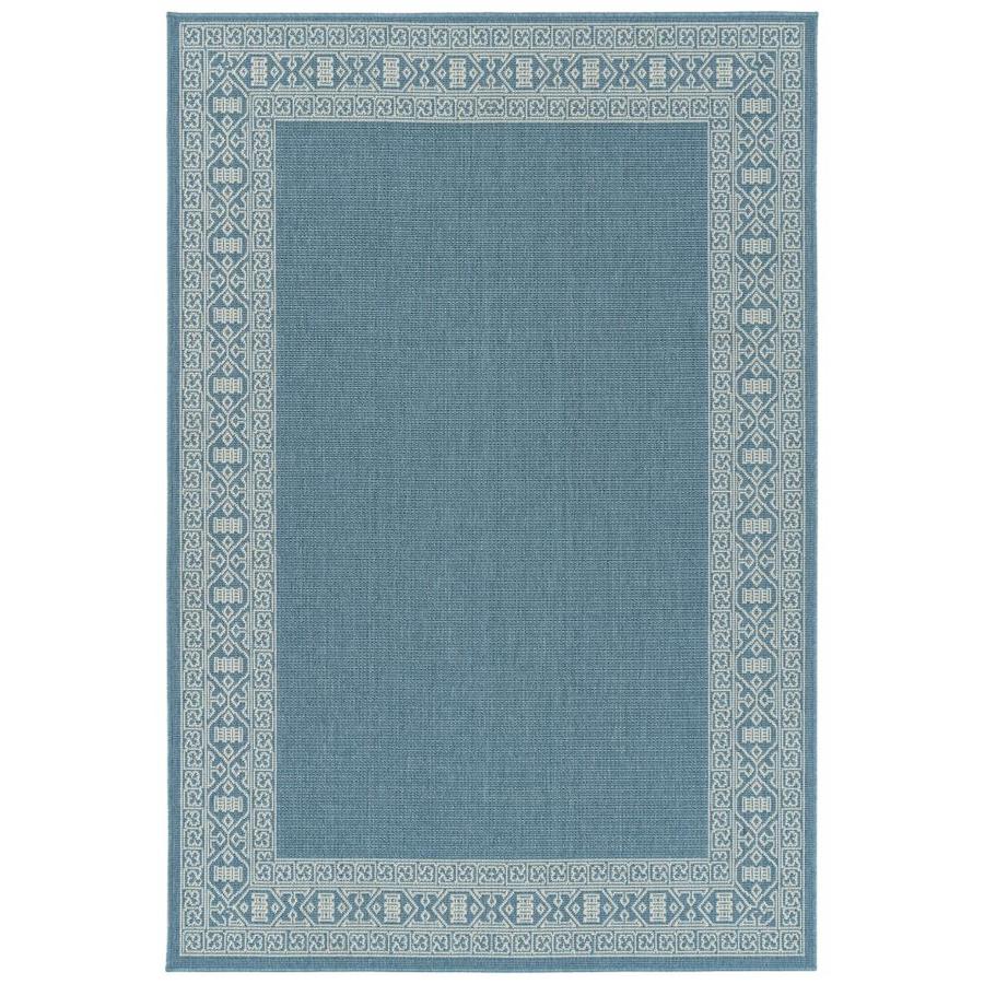 Kaleen Amalie Light Blue Rectangular Indoor Outdoor Machine