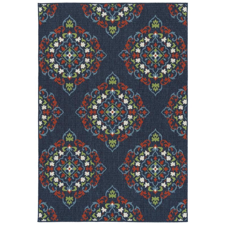 Kaleen Sunice Navy Indoor Outdoor Area Rug Common 4 X 6 Actual Kaleen Sunice Navy Indoor Outdoor Area Rug Common 4 X 6 Actual 3 5 Ft W L