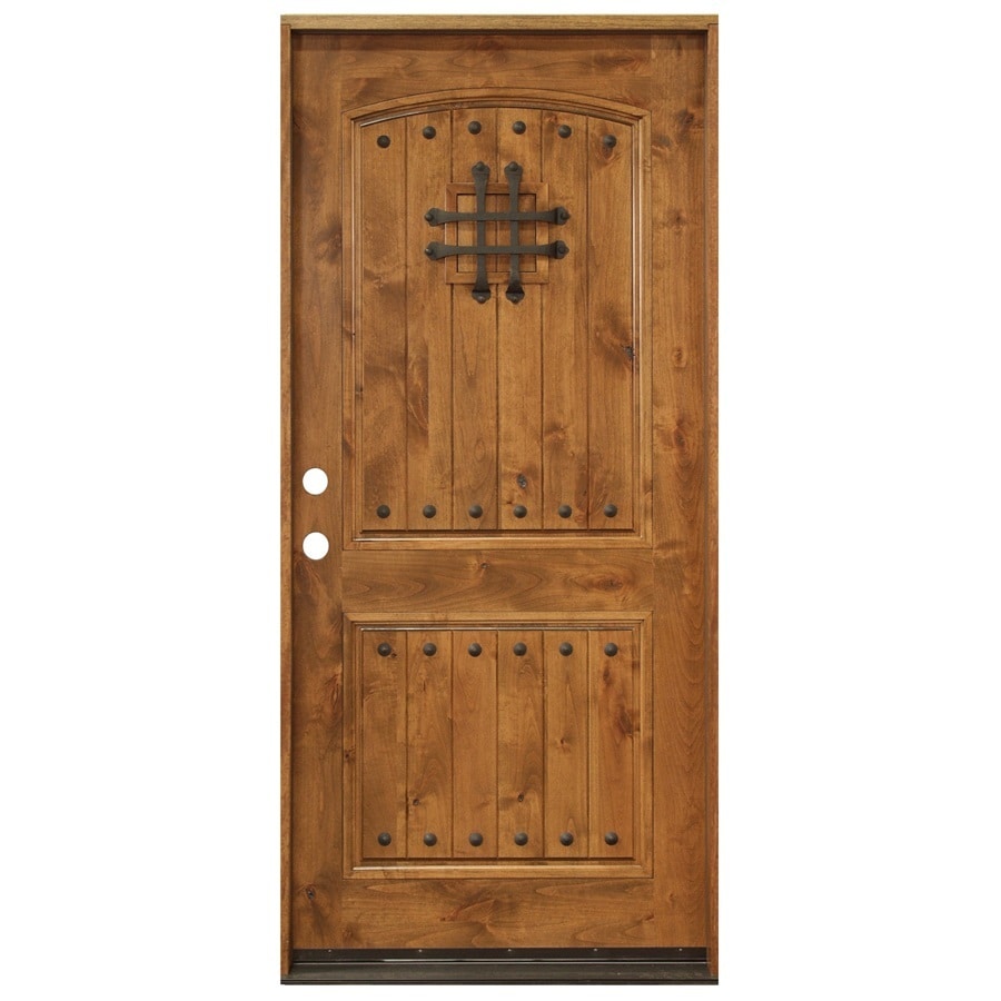 Wood No Glass Front Doors At Lowes Com   699226662422 