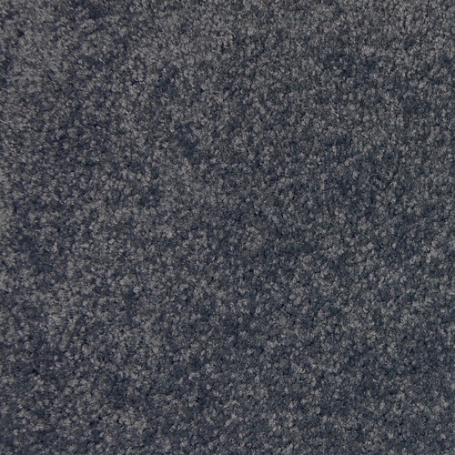 STAINMASTER Indulgence Grey Blue Textured Indoor Carpet in the Carpet