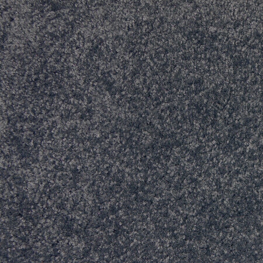 STAINMASTER Golden Rule Grey Blue Textured Indoor Carpet at