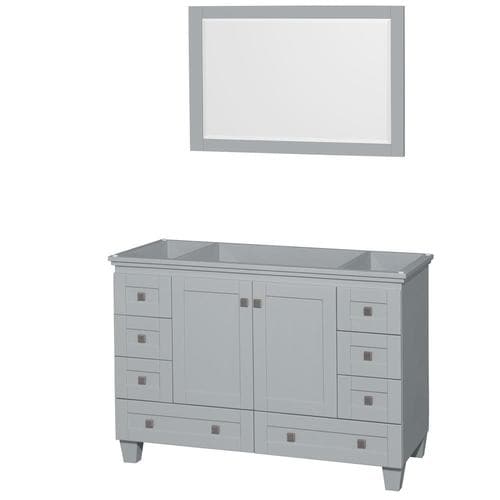 Wyndham Collection Acclaim 47in Oyster Gray Bathroom