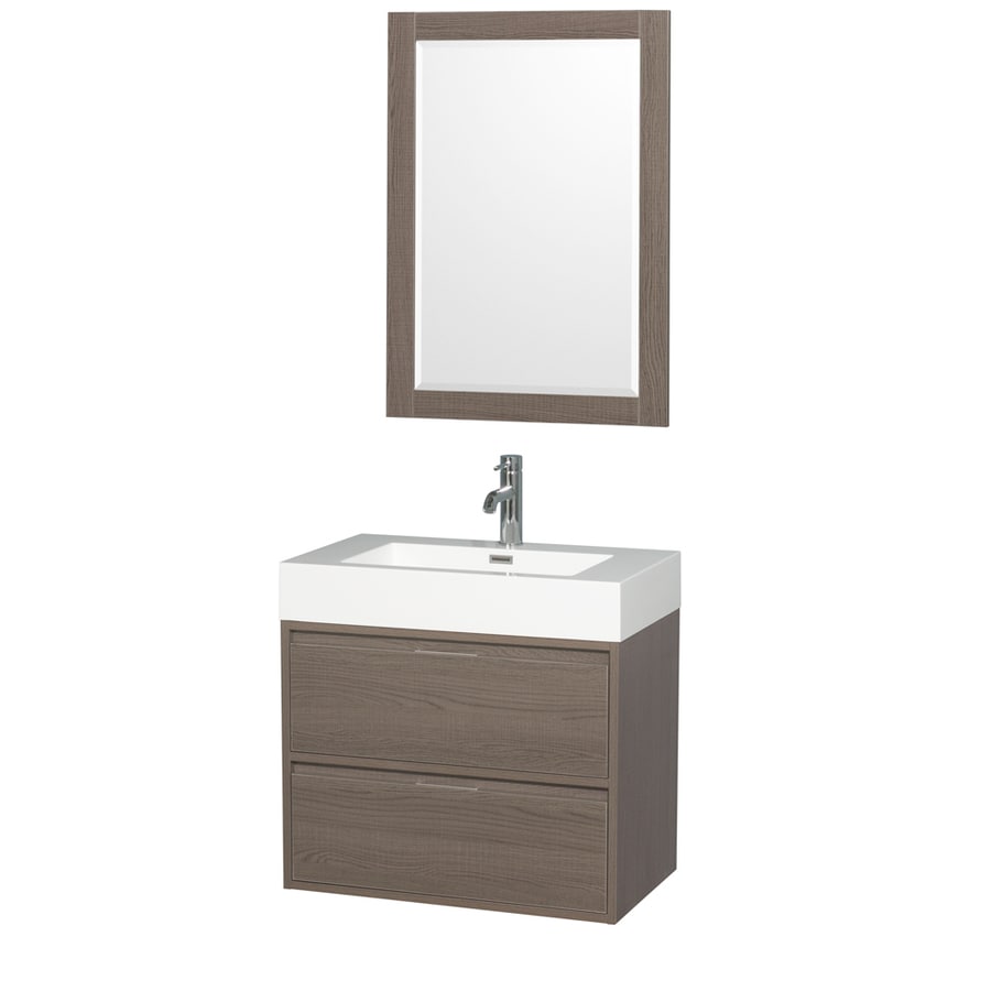 30 x 18 oak bathroom vanity wyndham collection daniella gray oak single sink vanity with white acrylic top common 30 30 x 18 oak bathroom vanity wyndham collection daniella gray oak single sink vanity with white acrylic top common 30