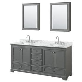 Style Selections Ellenbee Gray Integral Single Sink Bathroom