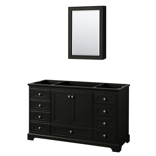 Wyndham Collection Deborah 59.25in Dark Espresso Bathroom Vanity