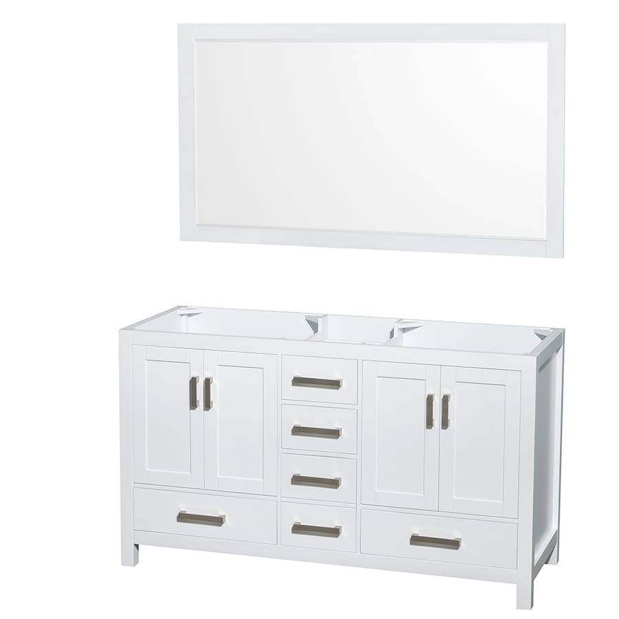 Wyndham Collection Sheffield White 59 0 Transitional Bathroom Wyndham Collection Sheffield White 59 0 Transitional Bathroom Vanity
