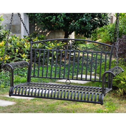 International Caravan Tropico 2 Person Antique Black Iron Outdoor