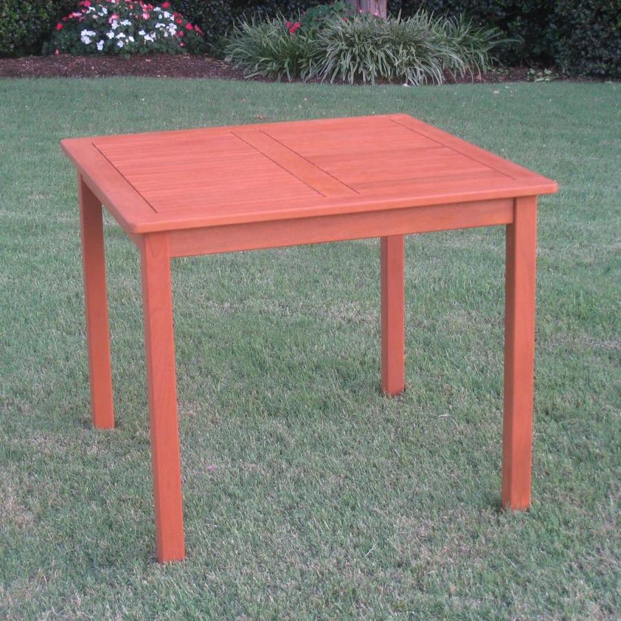 International Caravan Royal Tahiti Square Outdoor Dining Table 32in W