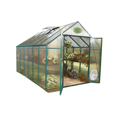 EasyGrow 12ft L x 8ft W x 7.6ft H Greenhouse at