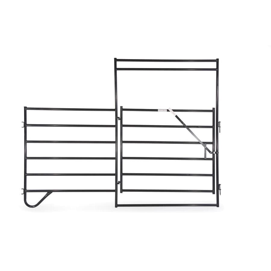 Tarter (Actual 9ft x 12ft) Painted Steel Farm Fence Panel at