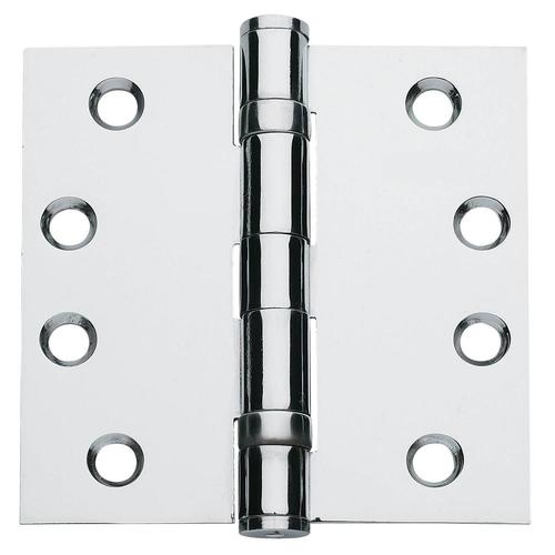 Global Door Controls Commercial Hinge 41/2in Chrome Barrel Door Hinge