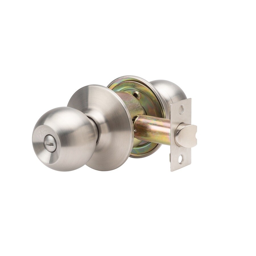 Push Button Light Commercial Door Knobs At Lowes Com