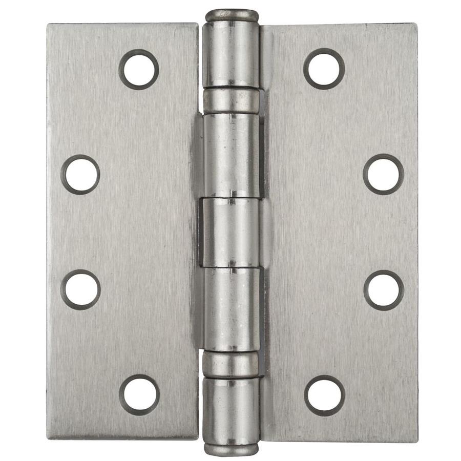 Global Door Controls Commercial Hinge 4-1/2-in Satin Nickel Barrel Door ...