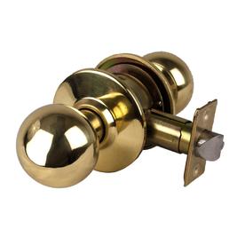 Taco SVB Series Standard Duty Bright Brass Grade 2 Commercial Cylindrical Passage Hall/Closet Door Knob