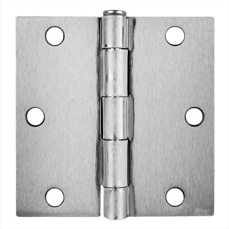 Global Door Controls Residential Hinge 3-1/2-in Chrome Barrel Door ...