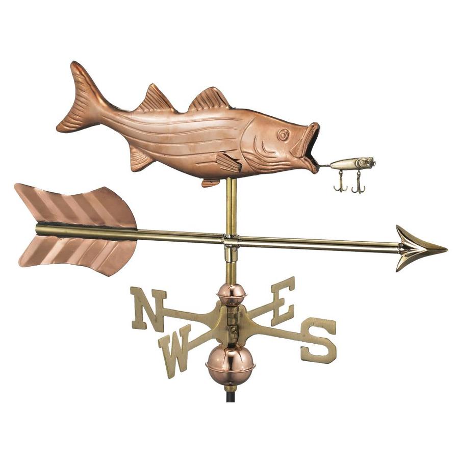 Good Directions Copper RoofMount Bass Weathervane at