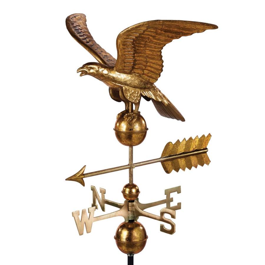 Good Directions Gold Leaf Copper Roofmount Eagle Weathervane at