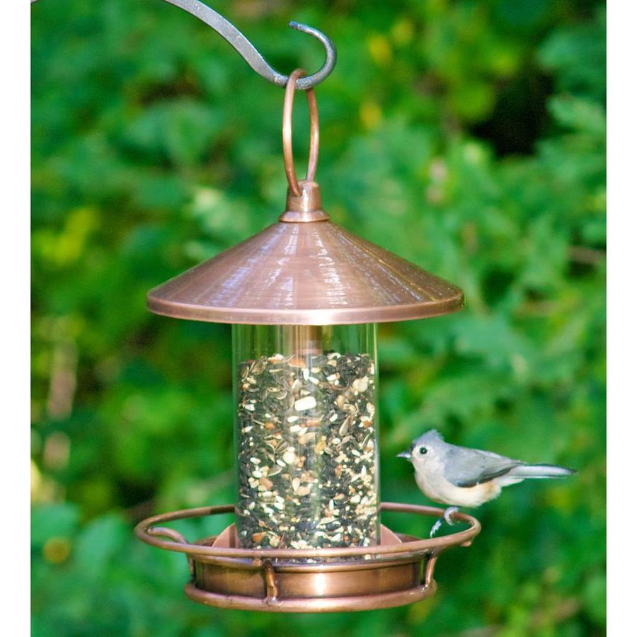 Good Directions Classic Perch Copper Metal Tube Bird Feeder in the Bird ...