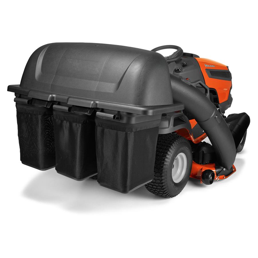 Husqvarna 9Bushel Triple Bagger for 54in Tractor in the Lawn Mower