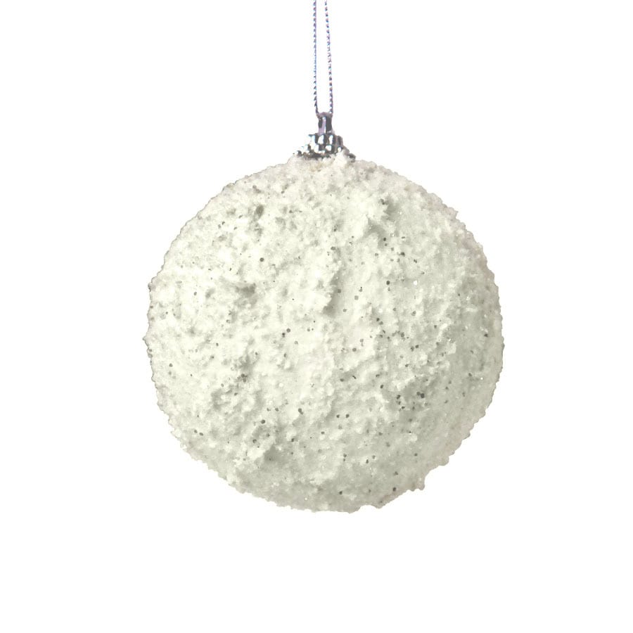 shop holiday living white ball ornament at lowes com shop holiday living white ball ornament at lowes com