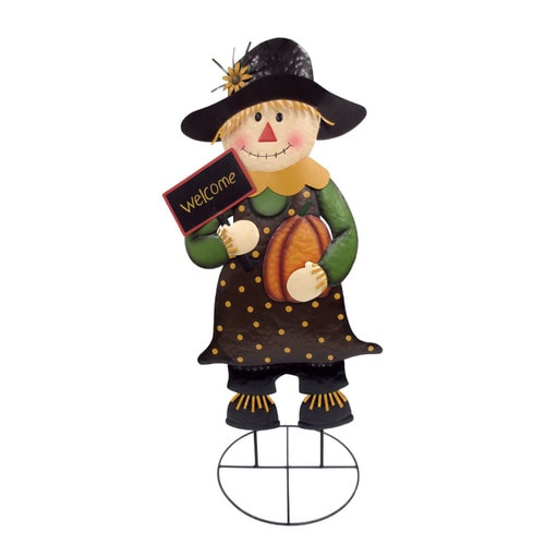 Holiday Living 312 Ft Girl Scarecrow At