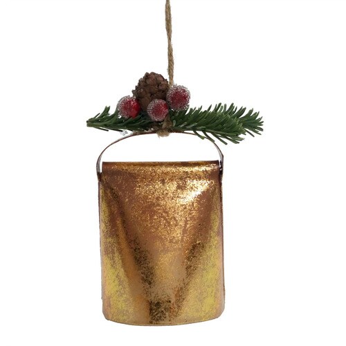 Holiday Living Gold Bell Ornament at Lowes.com