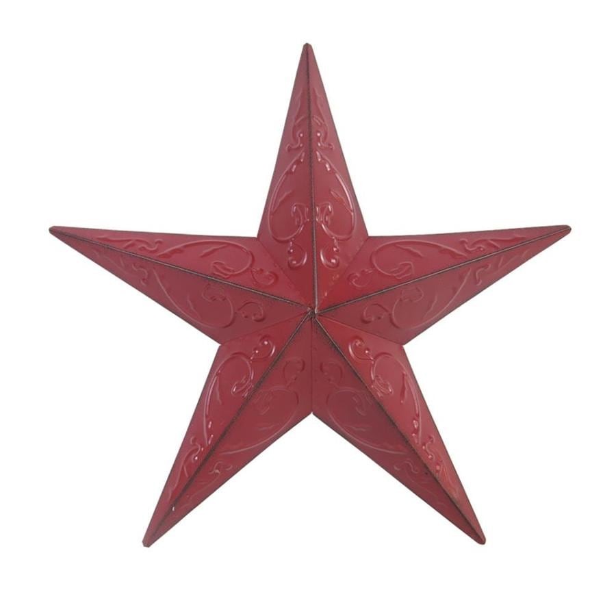 Holiday Living 15 In Vintage Red Metal Star At Lowes Com