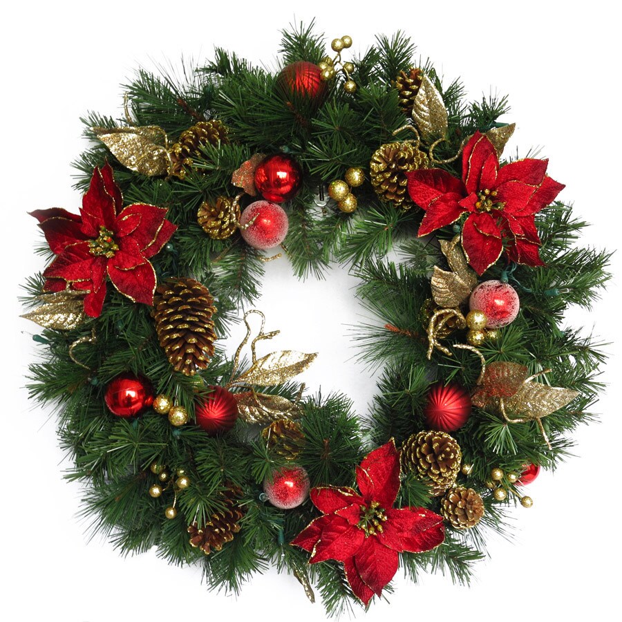 Shop Holiday Living 30in PreLit Indoor/Outdoor PlugIn Green