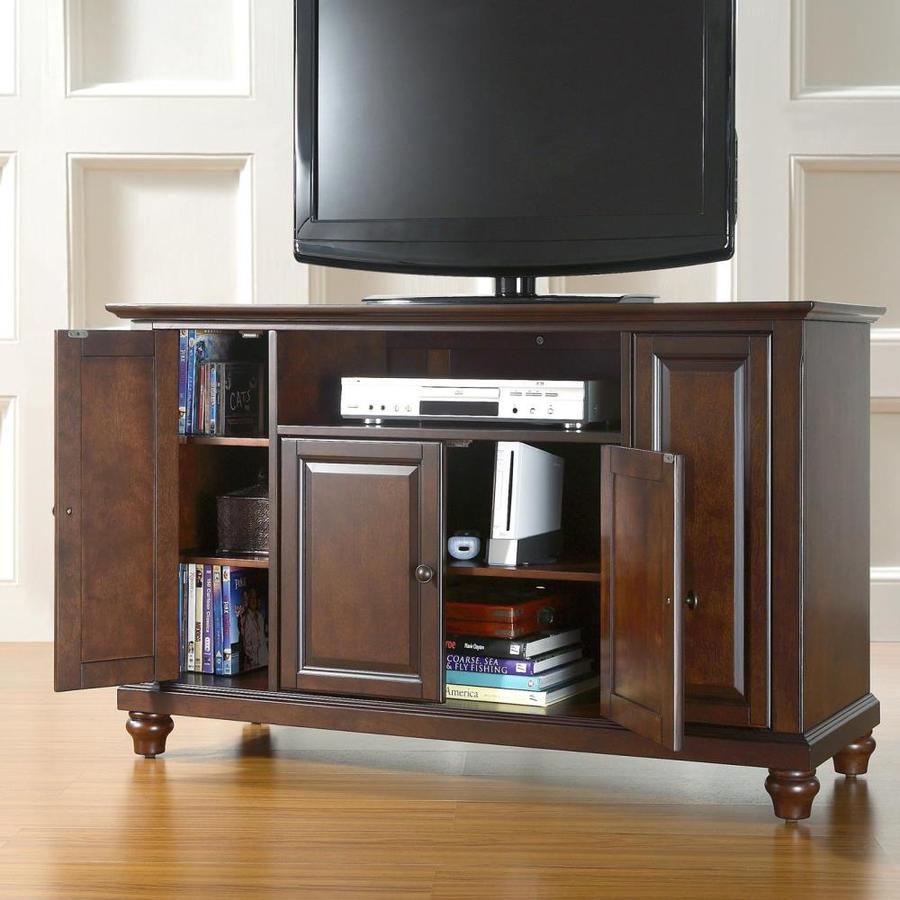 Crosley Furniture Cambridge Vintage Mahogany TV Cabinet in the TV ...