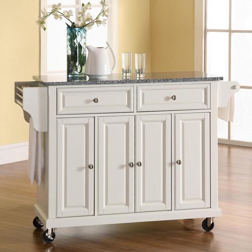 Crosley Furniture White Composite Base with Granite Top ...