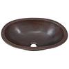 Shop SINKOLOGY Aged Copper Drop-in or Undermount Oval Bathroom Sink at ...