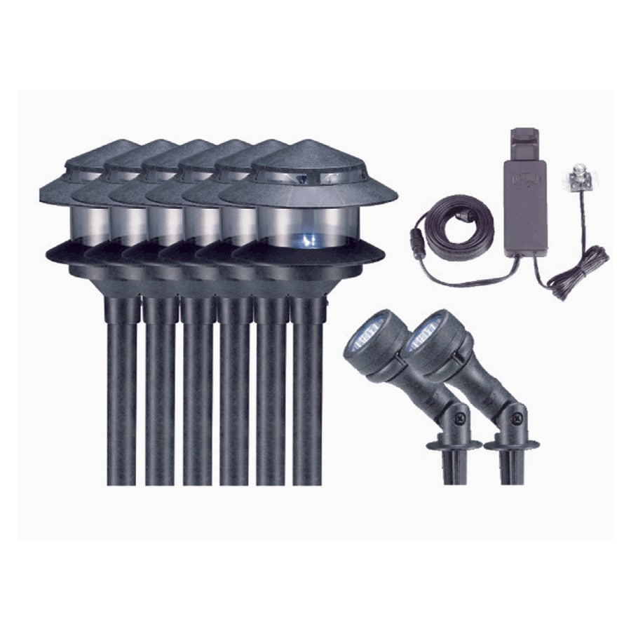 Twilight Plug-N-Go FCEEBL-2A6MA 8 Light Combination Set, Charcoal Verde