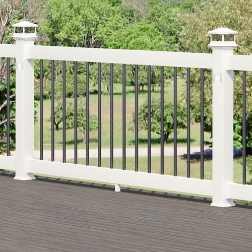 Deckorators 3/4-in x 3/4-in x 26-in Black Aluminum Deck Baluster (10 ...