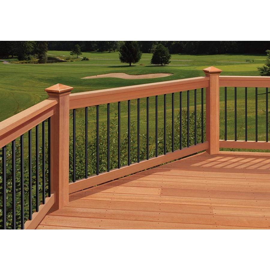 Deckorators 3/4-in x 3/4-in x 32-in Black Aluminum Deck Baluster (10 ...