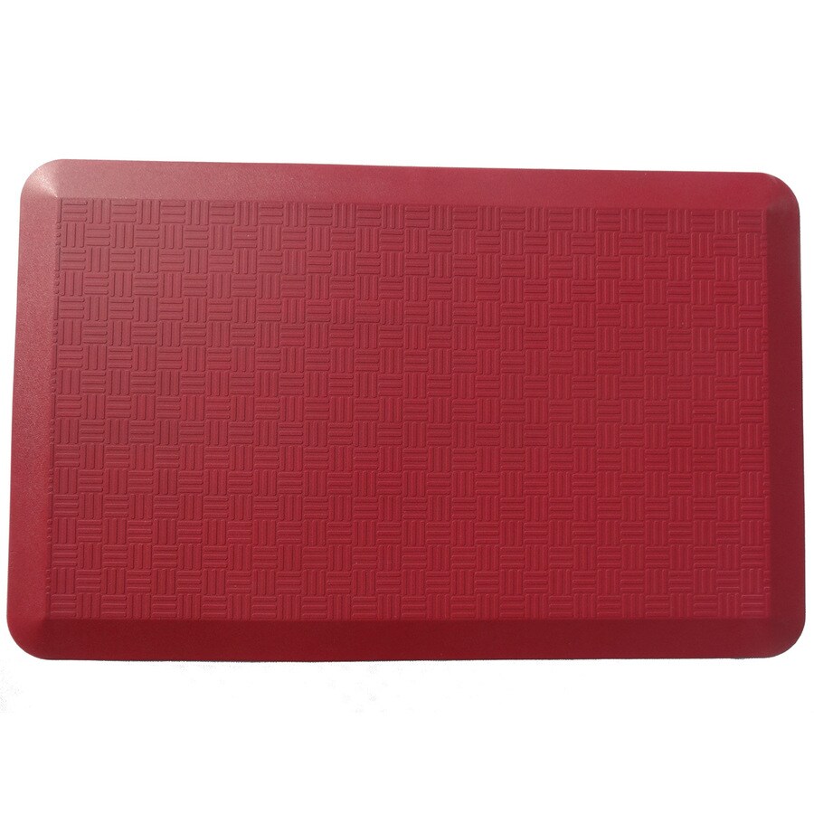 Red Anti Fatigue Mat Common 2 Ft X 3 Ft Actual 20 In X 34 In