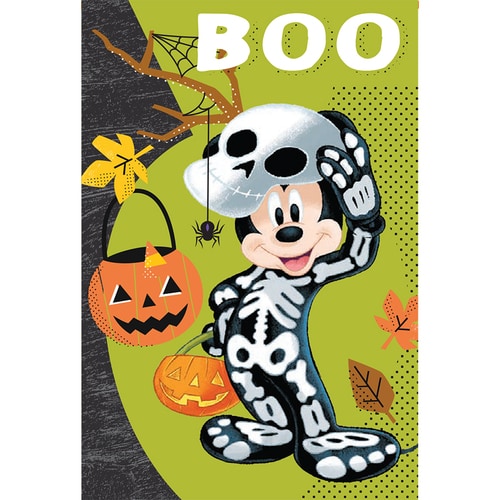 Disney 1.5ft W x 3.28ft H Halloween Garden Flag at