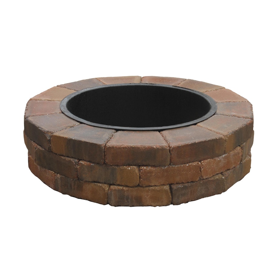 Shop Country Stone Fire Ring Firepit Patio Block Project Kit at ... - Country Stone Fire Ring Firepit Patio Block Project Kit