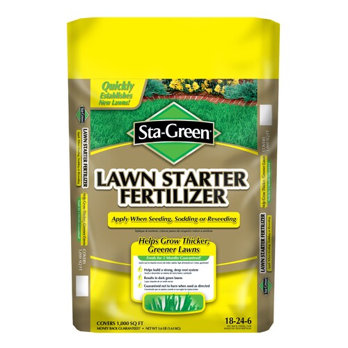 Sta-Green 1,000-sq ft Lawn Starter Lawn Fertilizer (18-24-6) at Lowes.com