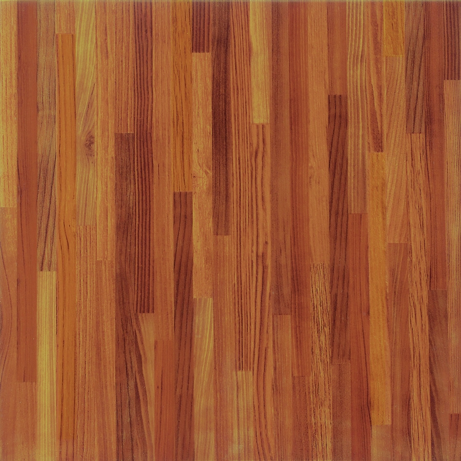 Shop Porcelanite Gunstock Wood Look Ceramic Floor Tile Actual: 17.26in x 17.26in at Lowes.com