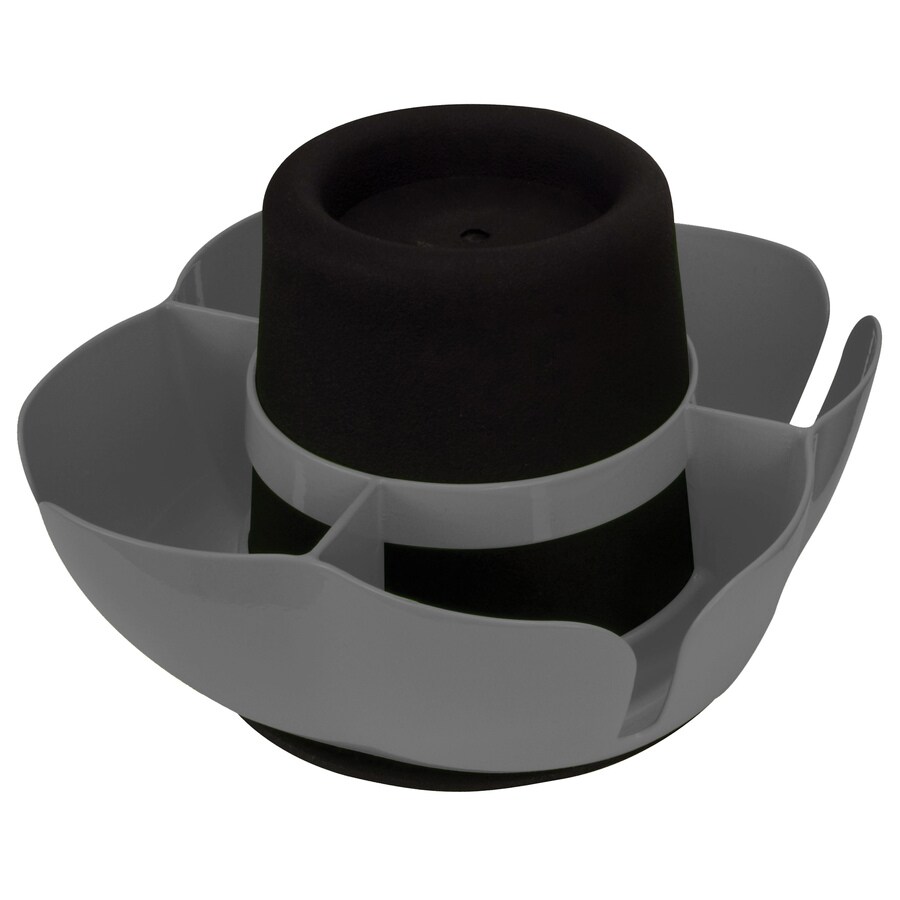 Evriholder PBR-GRY 8.25-in W x 6-in H x 8.25-in D Gray Plastic Bin